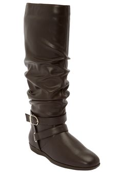 a pair of brown boots with straps and buckles