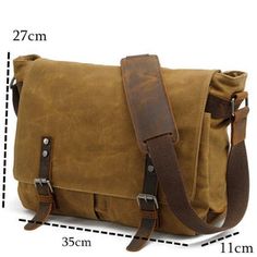 Tas Vintage, Leather Shoulder Bag Men, Cross Body Sling Bag, Vintage Messenger Bag, Retro Shoulder Bag, Canvas Leather Bag, Leather Camera Bag, Crossbody Bags For Travel, Canvas Messenger Bag