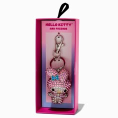 Claire's Hello Kitty® And Friends My Melody® Bling Keychain My Melody Things To Buy, Girly Birthday Gifts, Cute Car Keys Keychains Ideas, My Melody Keychain, Sanrio Products, Sanrio Items, Girly Christmas Gifts, Character Keychain, Hello Kitty Keychain