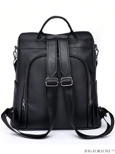 BagForLove - Stylish Black PU Backpack with Tassel Decoration - Ideal for Women, Rookies, and Professionals Product Description Color Black Composition 100% Polyester Coating 100% Polyurethane Bag Size Medium Pattern Type Plain Type Classic Backpack Material PU Size Chart INCH CM Handle Height Strap Length Bag Height Bag Width Bag Length 3.1 inch 33.5/21.7 inch 13.4 inch 5.9 inch 12.6 inch Handle Height Strap Length Bag Height Bag Width Bag Length 8 cm 85/55 cm 34 cm 15 cm 32 cm Details Pictures Similar Products h2 { text-align: center; } /* æ¢è¡ */ li{ white-space: normal; word-break: break-all; word-wrap: break-word; } .red-box { width: 100%; display: flex; flex-direction: row; flex-wrap: wrap; justify-content: center; } .red-box > div { width: 190px; height: 250px; margin: 10px; } .re Tassel Decoration, Backpack Material, Word Wrap, Classic Backpack, Save The Planet, White Collar, Compact Design, Minimalist Design, Timeless Elegance