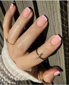 Cute Gel Polish Nails, French Tip Square Nails With Design, Short French Tip Nails Pink, Really Short Square Nails, Short Squoval Nails Summer, Real Nail Designs Short, Short Manicured Nails Gel, Plain Gel Nails, Parisian Nails