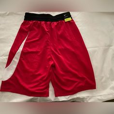 Nike Athletic Shorts, Mens Small Size New With Tag Nike Red Cotton Bottoms, Red Nike Cotton Bottoms, Nike Sports Shorts In Red, Nike Red Shorts, Nike Athletic Shorts, Shorts Nike, Nike Red, Shorts Athletic, Nike Shorts