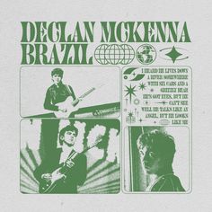 the cover art for degann mckeena's album, featuring an image of