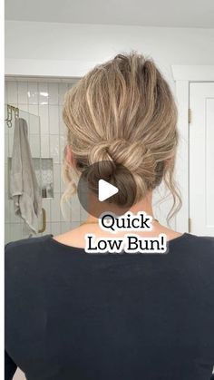 Low Bun Fine Hair, Easy Side Bun Hairstyles, Wedding Guest Low Bun, Up Does For Long Hair, Low Bun For Medium Length Hair, Low Messy Bun Short Hair, Hairstyles For Medium Length Hair Bun, How To Make A Low Bun, Low Bun Hairstyles Medium Length