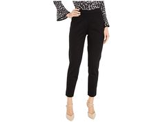 MICHAEL Michael Kors Slim Trousers - Women's Casual Pants : Black : Create endless looks with these stylish MICHAEL Michael Kors Slim Trousers thanks to its slim silhouette and sleek stretch-poly blend fabrication. Mid-rise pants feature a banded waist and a four-pocket construction. Cropped skinny leg. Pull-on styling. 65% polyester, 30% rayon, 5% elastane. Machine wash cold and dry flat. Imported. Measurements: Waist Measurement: 28 in Outseam: 38 in Inseam: 28 in Front Rise: 11 in Back Rise: Elegant Office Pants With Pull-on Style, Chic Pull-on Dress Pants For Fall, Chic Fall Dress Pants With Pull-on Style, Elegant Mid-rise Stretch Dress Pants, Elegant Stretch Mid-rise Dress Pants, Chic Fitted Dress Pants With Elastic Waistband, Chic Stretch Dress Pants With Tapered Leg, Chic Elastane Pull-on Dress Pants, Fitted Pull-on Style Dress Pants For Work