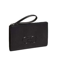 Salvatore Ferragamo Men's Black Leather Logo Embossed Clutch Wallet  | eBay Black Leather Wallet With Embossed Logo, Formal Leather Wallets With Embossed Logo, Designer Wallets With Embossed Logo For Business, Designer Business Wallets With Embossed Logo, Designer Formal Wallets With Embossed Logo, Designer Leather Wallet With Embossed Logo, Salvatore Ferragamo Men, Ferragamo Men, Mens Black Leather