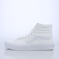 Sk8 Hi Vans, Vans Sk8 Hi, Sk8 Hi, Vans High Top Sneaker, Vans Sk8, Old Skool, Cute Shoes, White Sneaker, High Top