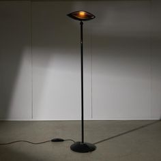 a lamp that is sitting on the floor