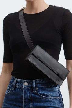 Black Crossbody Bag - Irving Convertible Clutch | Marcella Convertible Purse, Leather Work Bag, Build A Wardrobe, Clutch Black, White Handbag, How To Make Handbags, Work Bag, The A Team, Black Cross Body Bag