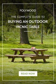 the complete guide to buying an outdoor picnic table