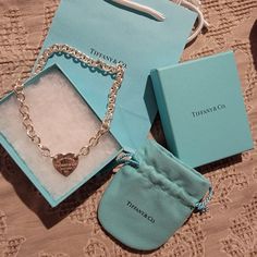 Selling Engraved Tiffany Heart Tag Choker. Engraved With A.T Never Used. Brand New Original Bag And Box Tiffany Choker, Tiffany And Co Jewelry, Jewelry Tiffany, Tiffany Necklace, Xmas List, Soft Life, Heart Tag, Tiffany Co Jewelry, Tiffany And Co