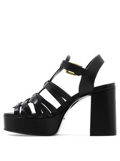 See by Chloé"Sierra" sandals100% Leather di vitello - 50% cuoio 50% gomma Spring Sandals, See By Chloe, Woman Colour, Black Sandals, Calf Leather, Rubber Sole, Chloe, Adjustable Straps, Heel Height