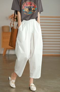 Product Name: Women's Cotton Harem Pants Solid Easy Matching Pant Item NO.: 21864528 Weight: 0.25 kg = 0.5512 lb = 8.8185 oz Category: Clothing> Women> Jeans & Pants Creation Time: 2023-04-19 Edition type:LooseElasticity:Micro-ElasticityHem Type: Regular HemThickness:Light-weightDesign Elements:SolidStyle: CasualMaterial:Cotton LinenWashing Mode: Machine WashSize:S-2XLWeight:300GTheme:Fit for Women's Spring Outfits/Summer OutfitsOccasion: Outdoor /Home /Daily /Casual/Festival/Workwear/Street/Tra Cotton Harem Pants, Cropped Pants, Leg Pants, Wide Leg Pants, Harem Pants, Wide Leg, Elastic, Yellow, Pants