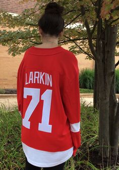 Dylan Larkin Detroit Red Wings Mens Red Breakaway Hockey Jersey - 17280647 Collegiate Red Jersey For College, Red Collegiate Jersey For College, Collegiate Style Red Jersey For College, Collegiate Red Jersey, Red Varsity Jersey For Fans, Red Varsity Jersey For Fan Gear, Red Varsity Jersey For Sports Season, Red Cotton Jersey With Team Name, Red Team Spirit Jersey For College