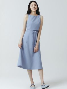 Composition : Shell: Polyester 100% Lining: Polyester 100%Color : BLACK_5(55),BLACK_6(66),BLUE_5(55),BLUE_6(66)Country of Origin : China Elegant Light Blue Sleeveless Knee-length Dress, Elegant Light Blue Knee-length Sleeveless Dress, Light Blue Sleeveless Evening Midi Dress, Sleeveless Light Blue Midi Dress For Evening, Elegant Light Blue Sleeveless Summer Dress, Elegant Light Blue Sleeveless Dress For Summer, Chic Light Blue Sleeveless Midi Dress, Elegant Blue A-line Sleeveless Dress, Chic Light Blue Sleeveless Dress