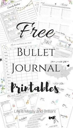 Online Bullet Journal, Free Bullet Journal Printables, Bullet Journal Layout Templates, Bullet Journal Template, Planner Diario, To Do Planner