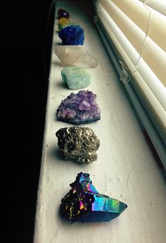 Bohemian Fortunes Charging Crystals, Window Seal, Rock Collection