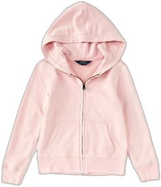 Spring Hoodie With Fleece Lining, Casual Pink Hooded Jacket With Ribbed Cuffs, Pink Hooded Jacket With Zipper Closure, Pink Hooded Hoodie With Zipper Closure, Pink Hooded Jacket With Fleece Lining, Pink Casual Hooded Jacket With Fleece Lining, Casual Pink Hooded Jacket With Fleece Lining, Pink Casual Sweatshirt With Zipper, Casual Pink Hoodie With Fleece Lining