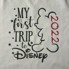 Brand New With Tags! Disney Birthday Trip Shirts, First Trip To Disney Shirt, First Disney Trip Shirt, First Trip To Disney, First Disney Trip, Hogwarts T Shirt, Kids Disney Shirts, Travel Tshirt, Disney Trip Shirts