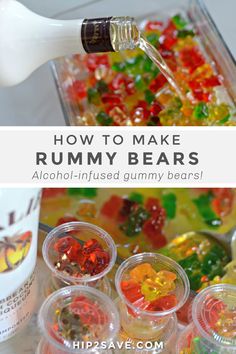 how to make gummy bears with the help of a dispenser and spoon