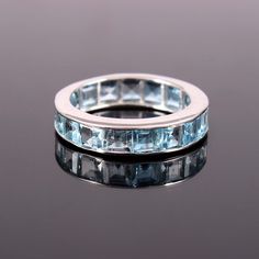 Ring Gemstone: NATURAL Aquamarine Ring Stone Color: Blue Ring Size : ALL Ring Stone Size: 6MM Ring Stone Shape: Square Shape Color : As Seen In Picture payment policy We accept the payment via PayPal only. Shipping policy We ship the item as per our shipping policy once we receive the payment. We understand that getting your items quickly is important to you, so we make every effort to process your orders quickly. return policy We accept the return within 30 days and item should be returned in o Fine Jewelry Blue Topaz Rectangular Rings, White Gold Sterling Silver Ring With Rectangular Stone, Silver Topaz Ring With Rectangular Blue Stone, Silver Topaz Ring With Rectangular Accent Stones, Silver Sapphire Ring With Rectangular Gemstone, Silver Blue Topaz Ring With Rectangular Stone, Silver Sapphire Ring With Channel Set, Sterling Silver Rings With Rectangular Center Stone, Silver Sapphire Ring Channel Set