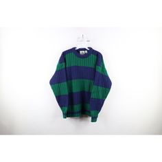 Vtg 90s Streetwear Mens Medium Striped Color Block Chunky Ribbed Knit Sweater Mens Sweater Pilling Mens size Medium Measurements are: 21.5 inches underarm to underarm 26 inches top to bottom Multicolor Acrylic US Shipping is FREE Canada is $15 and International is $24 Check out my other items in my store! X561 Retro Long Sleeve Ribbed Sweater, Retro Ribbed Knit Sweater, Vintage Knit Sweater With Ribbed Collar, 90s Style Oversized Winter Sweater, 90s Oversized Winter Sweater, 90s Style Knitted Winter Sweater, 90s Winter Knitted Sweater, 90s Knitted Winter Sweater, 90s Style Green Long Sleeve Sweater