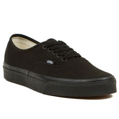 Vans Classics Authentic Black/Black Mens Shoes Black Mens Shoes, Snicker Shoes, Shoe Goals, Vans Authentic Shoes, Military Style Boots, Fashion Tennis Shoes, Mens Vans Shoes, The Beginning Of Everything, Mens Glasses Fashion