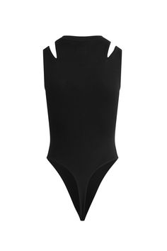 Description Endlessly versatile, our sleeveless ribbed Cut Out Bodysuit in Black Beauty is designed with a high neckline and two shoulder cutouts. Made from our new sculpting rib-scuba knit, a soft and flexible feel with every move. Product Details Body Length: 30", Chest: 30.5"Model Height 5'9"Model wearing size SMeasurements based on size S Fit & Care Content: 49% Polyester, 45% Rayon, 6% SpandexMachine wash cold with like colorsDo not bleachTumble dry low or hang to dry Black Ribbed Sleeveless Bodysuit, Sleeveless Ribbed Bodysuit For Night Out, Stretch Halter Neck Bodysuit With Cutout, Solid Ribbed High Neck Bodysuit, Solid Ribbed High-neck Bodysuit, Stretch Ribbed Bodysuit With High Neck, Stretch Ribbed High Neck Bodysuit, Sleeveless Second-skin Ribbed Bodysuit, Cutout Bodysuit For Night Out