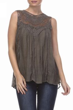 Love romance? Breezy and sensual, exquisite lace details top. Discover more... Rayon/polyester 26" long Hand wash Imported Modern design Pagan Clothing, Cute Teacher Outfits, Bohemian Top, Romantic Tops, Bohemian Girls, Bohemian Women, Bohemian Tops, Complete Outfits, Bohemian Clothes