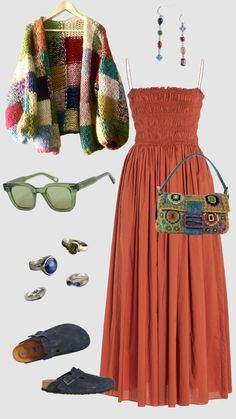 Natural Life Outfits, Library Outfits Aesthetic, Boho Teacher Outfit, Casual Hippie Outfits, Boho Outfits Aesthetic, Library Outfits, Euro Outfits