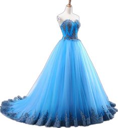 Prom Dress For Girls, Blue Quinceanera Dresses, Blue Quinceanera, Quinceanera Dresses Blue, Prom Girl Dresses, Senior Prom Dresses, Plus Size Prom, Blue Tulle, Senior Prom