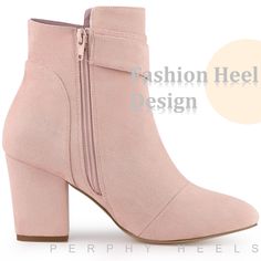 These Dust Pink Chic Suede Round Toe Buckle Heel Ankle Boots provide style and comfort with its chic suede material and buckle heel. These boots will help you stay chic and comfortable. Rubber sole Shaft measures approximately 4.7" from arch Boot opening measures approximately 10" around [ Material ]: 3 colors: Black, Burgundy, Dust Pink Faux Suede Upper; Rubber sole; ABS Heel 👠 Heel Height: 3.1" (approx 8cm) [ FEATURES ]: Heel Ankle Boots; Chunky Heel; Buckle Decor; Round Toe; Block Heel; Side Zip [ Good for Various Occasion ]: Dust Pink Chic Suede Round Toe Buckle Heel Ankle Boots [ Match ]: You can wear them with many outfits your jeans, pant or skirt. Elegant Spring Heeled Boots With Buckle Closure, Suede High Heel Boots With Buckle Closure, Suede Heeled Boots With Buckle Closure, Chic Suede Ankle Strap Boots, Dust Pink, Jeans Pant, Boots Chunky, Winter Knit Hats, Buckled Heels