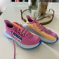 Hoka Carbon X 3 Sneakers Free People Exclusive Style Color: Cyclamen / Impala Size: Us Women's 7.5 Brand New Without Box! Only Tried On Once Never Worn Outside Of My Home Paid Over $200 Firm On Price! :) Pink Running Shoes With Rubber Sole For Light Sports, Pink Running Shoes With Laces For Light Sports, Pink Slip-on Running Shoes With Boost Midsole, Pink Slip-on Running Shoes, Pink Athleisure Running Shoes With Laces, Pink Lace-up Running Shoes With Rubber Sole, Pink Lace-up Running Shoes With Boost Midsole, Shoes Hoka, Hoka Shoes