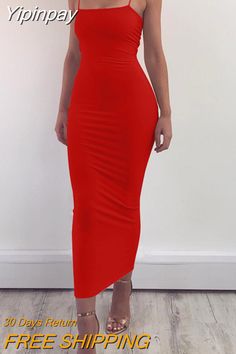 Shipping: Worldwide Express Shipping AvailableDelivery time: 🚚7-15Days Fast ShippingReturns: Fast refund,💯100% Money Back Guarantee.Brand Name: SIBYBOSleeve Style: Spaghetti StrapSilhouette: StraightNeckline: StraplessStyle: Sexy & ClubDresses Length: Mid-CalfMaterial: PolyesterMaterial: SpandexOrigin: CN(Origin)Closure Type: PulloverType: StrapsFabric Type: Chemical FiberMaterial Composition: Synthetic fiberWaistline: Natural FactorsPattern Type: SolidSleeve Length(cm): SleevelessAge: Ages 18 Maxi Dress Black, Summer Maxi, Black Bodycon Dress, Party Dress Long, Dress Party, Summer Maxi Dress, Black Maxi Dress, Dress Black