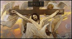 the crucifix is depicted in this painting