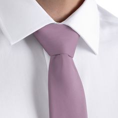 A solid wisteria tie is perfect for a wedding, since wisterias symbolize romance and devotion. This purple tie matched to Azazie Wisteria makes it easy to coordinate your wedding party.Knotty Tie Co. is not affiliated with Azazie. We print our own textiles with colors that match closely to Azazie's swatches. Elegant Adjustable Solid Ties, Elegant Pink Ties For Black Tie Occasions, Elegant Pink Standard Tie Suit Accessories, Elegant Pink Standard Tie And Accessories, Elegant Pink Ties For Semi-formal Occasions, Solid Wedding Neckwear With Ties, Elegant Pink Standard Tie, Classic Solid Color Neckwear For Weddings, Elegant Solid Color Neckwear For Black Tie Events