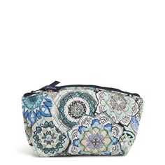 For more than the basics, this case holds bottles, brushes and all of your girl gear! Pretty and practical — that sounds like a winning combination to us. Outlet Exclusive Our cotton is colorful and lightweight Wipe-clean interior Zip closure. Dimensions: 12. 0" w x 7. 0" h x 3. 0" d Vera Bradley Outlet Grand Travel Cosmetic Bag in Sketched Medallion | Cotton Aesthetic Coastal, Cosmetic Kit, Blush Brush, Cosmetic Organizer, Travel Cosmetic Bags, Your Girl, Trending Today, Women Men Shoes, Luggage Accessories