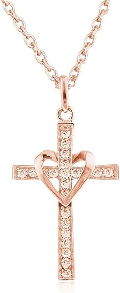 PRICES MAY VARY. Title: JOTW 10k Yellow Gold, Rose Gold and White Gold Heart & Cross Pendant with an 16, 18, 20 and 22 Inch Gold Overlay Figaro Necklace. Product Type: Departments > Women > Jewelry > Necklaces > Pendant Necklaces Cross Necklace Rosegold, Rose Gold Cross Necklace, Christmas Gifts For Christian Women, Wwjd Necklace, White Gold Cross Pendant, Jesus Necklace, Figaro Necklace, Necklace Product, Cross Necklaces