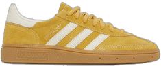 Yellow Low-top Sneakers With Adidas Logo, Adidas Spezial Green And Yellow, Adidas Sporty Yellow Sneakers, Adidas Handball Spezial Yellow, Yellow Adidas Synthetic Sneakers, White Cloud, Yellow Cream, Yellow Lace, Logo Stamp