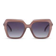 These square and cat eye shaped sunglasses have a contemporary design yet remain a retro feel, flattering on most face shapes, especially round and oval faces. The frame is made of PC and metal material polished to a bright shine, paired with classic solid lenses in brown and and gradient lenses in grey. The shades give you fresh spirit as soon as you put it on!Frame Shape: Square, Cat EyeFrame Color: GreyFrame Material: PlasticLens Color: GreyLens Material: Lens Width: 52 mmBridge Width: 22 mmT Summer Sunglasses With Tinted Glass Lenses, Brown Square Frame Cat Eye Sunglasses For Summer, Trendy Wayfarer Glass Sunglasses, Trendy Polarized Glass Sunglasses, Trendy Sunglasses With Polarized Glass Lenses, Trendy Polarized Sunglasses With Glass Lenses, Trendy Glass Sunglasses For Summer, Vintage Square Frame Sunglasses For Party, Square Frame Cat Eye Sunglasses With Uv Protection