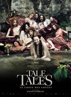 the movie poster for tale of tales, which features several women sitting on a couch