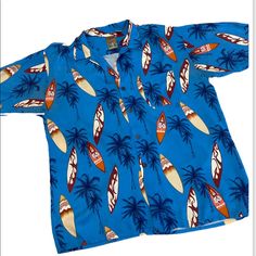 Pit To Pit 26”, No Stains Rips Or Holes, Smoke Free Environment, I Sell New With Tags Or Gently Preowned Clothing, My Goal Is To Provide You With The Items Your Closet Needs At A Price You Can Afford (O70) Retro Long Sleeve Beach Tops, Blue Long Sleeve Hawaiian Shirt, Summer Patterned Short Sleeve Tops, Retro Long Sleeve Beach Shirt, Retro Long Sleeve Shirt For Beach, Blue Hawaiian Long Sleeve Tops, Hawaiian Long Sleeve Relaxed Fit Tops, Relaxed Fit Long Sleeve Hawaiian Tops, Hawaiian Style Long Sleeve Relaxed Fit Tops