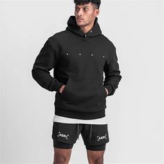 Button Collar Men's Sports & Fitness Hoodies Price: 53.00 & FREE Shipping Worldwide #hoodies #menhoodies #winterhoodies #gymhoodies #jackets #sweatshirts #sportshoodies #winterhoodies #fashion #discount #sale #buynow #mensjackets #menssweatshirts Jacket Store, Men's Fitness, Men's Hoodies, Fitness Apparel, Mens Workout Clothes, Small Letters, Hoodies Mens, Cotton Pullover, Kangaroo Pouch