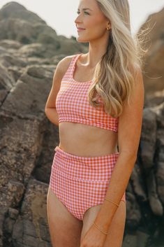 The Maven Thread Coastal Bikini Top is the perfect mix and match piece for your summer swim collection. With the perfect combo of cute designs and great coverage you will be ready to rock it all summer long. The strappy back detail adds a special touch plus allows for adjustment for a range of bust shapes and sizes. Fe Gingham Swimwear For Sunbathing During Beach Season, Gingham Swimwear With Adjustable Straps For Poolside, Poolside Gingham Swimwear With Adjustable Straps, Vacation Gingham Swimwear With Adjustable Straps, Summer Swimwear With Strappy Back, Spring Strappy Back Beachwear Swimwear, Spring Beachwear Swimwear With Strappy Back, Plaid Triangle Top Swimwear For Beachwear, Plaid Triangle Top Beachwear Swimwear