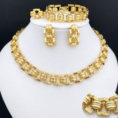 Afraic Jewelry -Dubai Gold Color Jewelry Sets Cuban Necklace And Earrings For Women Classic Chain Wedding Party Banquet Jewelry product name: Latest jewelry set designs for women material: alloy keyword: Dubai Gold Color Jewelry Sets For Women Style: African fashion jewelry set For Women Style: TRENDY Shape\pattern: Round Origin: Mainland China Occasion: Party Model Number: JP-251 Metals Type: Zinc alloy Material: Metal MOQ: 1set Jewelry Sets Type: Necklace/Earrings/Ring/Bracelet Item Type: Jewelry Sets Included Additional Item Description: Necklace Bangle Ring Earrings Set Gender: Women Fine or Fashion: Fashion Electroplating process: Three times in the plating Color: Dubai Gold Color Jewelry Sets Model Number:3256804187805048 Product information: Material: alloy Color: Gold Product Packa Jewelry Product Shots, Cuban Necklace, Jewelry Set Design, Viking Ring, Viking Bracelet, Product Shots, Bangle Ring, Viking Necklace, Color Necklace