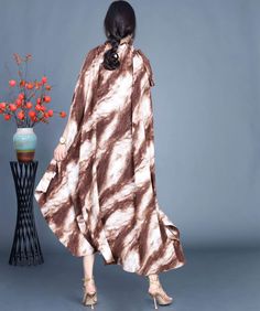 Details: Fabric: 85% silk 15% polyester Size: Length: 113.00 cm/ 44.49 " Bust: 142.00 cm/ 55.91 " Hooded Dress, Vest Shirt, Spring Summer Dress, Down Coat, Plaid Dress, Linen Women, Linen Clothes, Winter Dresses, Spring Dresses