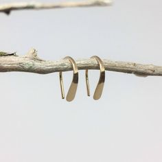 "These petite horseshoe-shaped open hoop earrings are my #1 bestseller, and customers love the simple understated look of these tiny little guys. They are the ultimate little minimalist earring. I initially made a pair as a custom order and then liked them so much I decided to add them to my listings. They are super cute! Dainty (but not fussy) lightweight (but not flimsy) and simple (but not boring). These are comfortable, easy to wear, and just might become your go-to favorite earrings. Handma Teen Valentine Gifts, Earring Minimalist, Valentines For Mom, Open Hoop Earrings, Mini Hoop Earrings, Sister Wife, Tiny Earrings, Earring Crafts, Mom Birthday