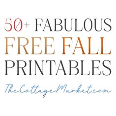 the 50 fabulous free fall printables