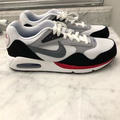 Nike Air Max Correlate 'White Cool Grey' 51146-104 Men"S Size 10 Nike Air Max Correlate, Shoes Nike Air, Shoes Nike, Men's Nike, Black Nikes, Nike Men, Air Max, Nike Air Max, Nike Shoes