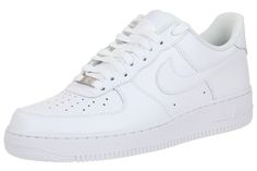 PRICES MAY VARY. Rubber sole Air Force 1 Low Retro silhouette Leather upper Padded collar Perforated toe box Anniversary Edition patch on tongue Swoosh on side panel Embroidered Nike Air branding on rear Flat cotton laces Air sole unit Rubber outsole Style: NKDJ3911-100 Color: White Material: Leather Embroidered Nike, Shoes Retro, Mens Walking Shoes, Nike Force, Nike Air Force 1 07, Nike Brand, Mens Nike Shoes, Air Force Ones, Nike Air Max 95